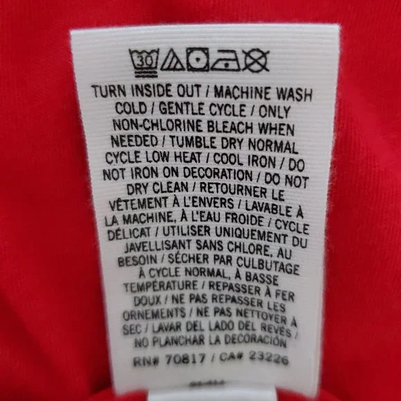 Victorias Secret Pink San Francisco 49ers Bling V-Neck T-Shirt | NWOT | XS | Red - Picture 10 of 10